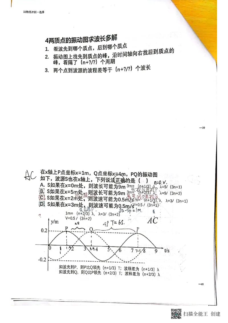 选择题_葛根物理高三22-51G_讲义