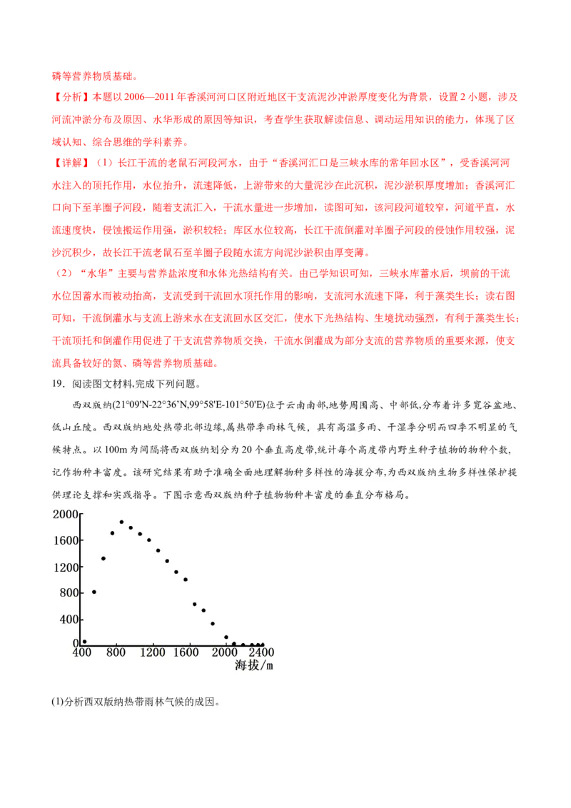 热点10生物与环境-2024年高考地理热点&middot;重点&middot;难点专练（新高考专用）（解析版）_9.2025地理总复习_2024年新高考资料_3.2024专项复习