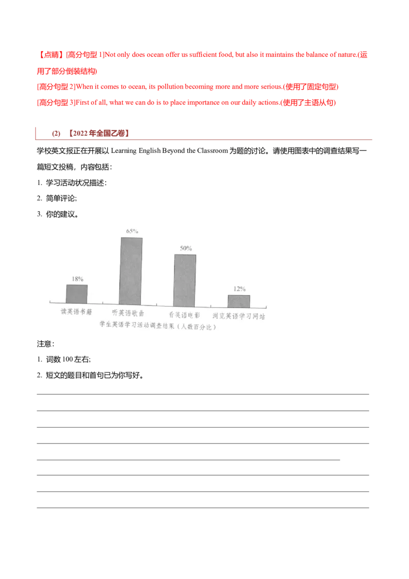 专题27短文类02（投稿、宣传稿、观点类、活动介绍）（解析版）_3.2025英语总复习_2023年新高考资料_二轮复习