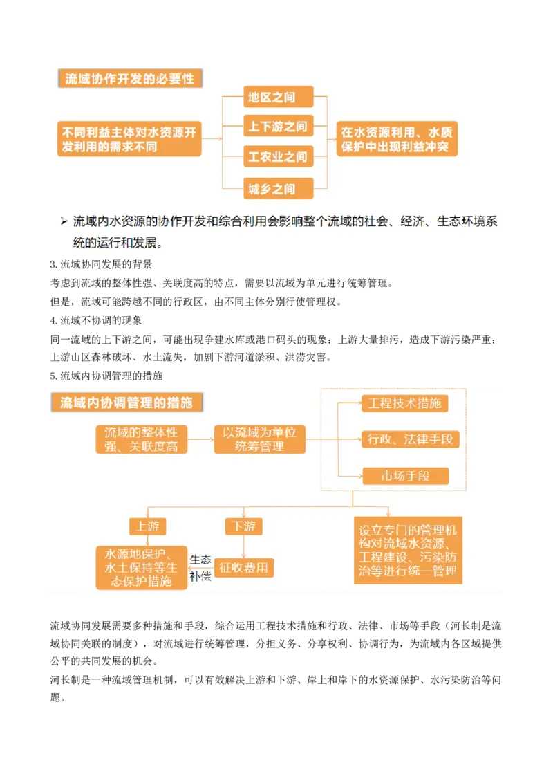 第35讲流域内协调发展与资源的跨区域调配（讲义）（解析版）_9.2025地理总复习_2024年新高考资料_1.2024一轮复习_2024年高考地理一轮复习讲练测（新教材新高考）