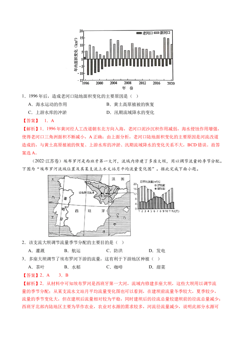 第35讲流域内协调发展与资源的跨区域调配（讲义）（解析版）_9.2025地理总复习_2024年新高考资料_1.2024一轮复习_2024年高考地理一轮复习讲练测（新教材新高考）