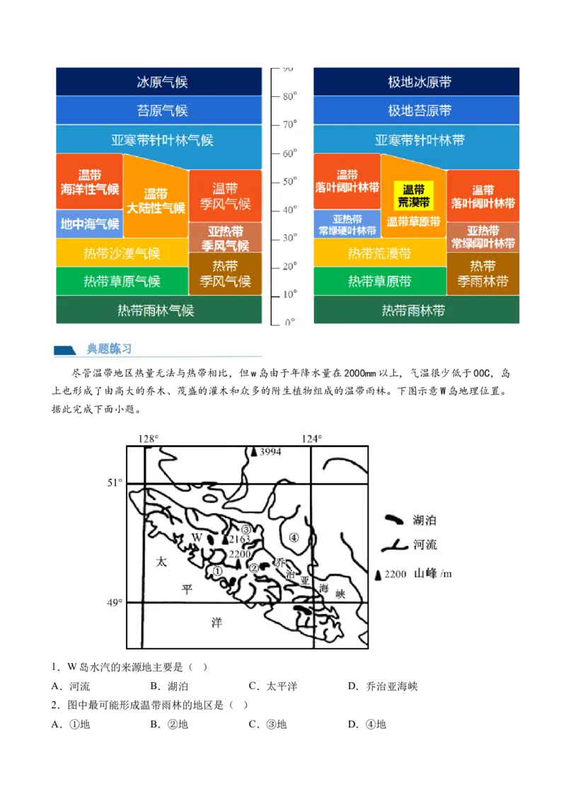 第08讲大气环流与气候（讲义）（解析版）_9.2025地理总复习_2024年新高考资料_1.2024一轮复习_2024年高考地理一轮复习讲练测（新教材新高考）