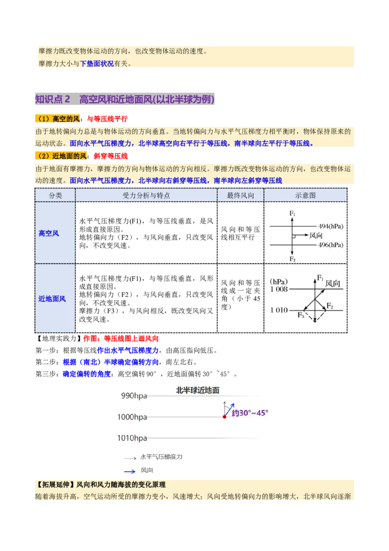 第07讲热力环流与大气水平运动（讲义）（解析版）_9.2025地理总复习_2025年新高考资料_一轮复习_2025年高考地理一轮复习讲练测（新教材新高考）