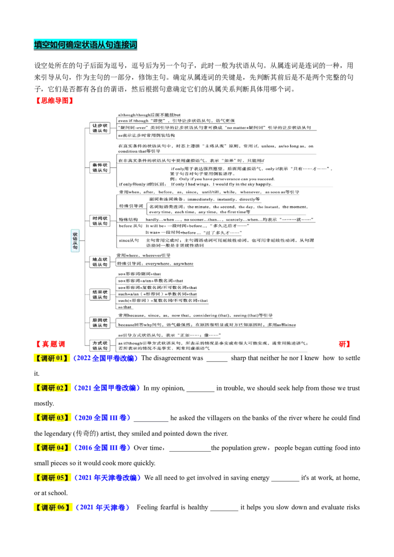 专题44语法填空之自由填空（讲案）原卷版_3.2025英语总复习_2025年新高考资料_一轮复习_2025年高考英语一轮复习知识清单
