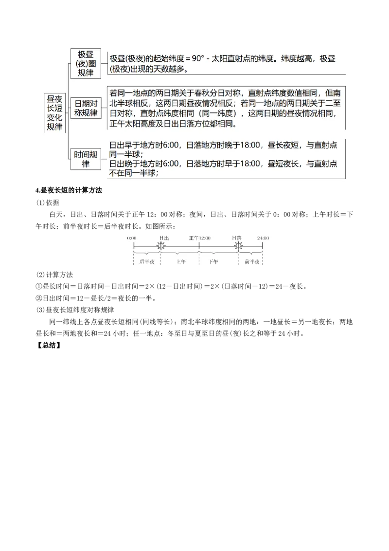查补知识&middot;通关练专题01地球的运动（解析版）_9.2025地理总复习_2024年新高考资料_5.2024三轮冲刺_查漏补缺2024年高考地理复习冲刺过关（新高考通用）