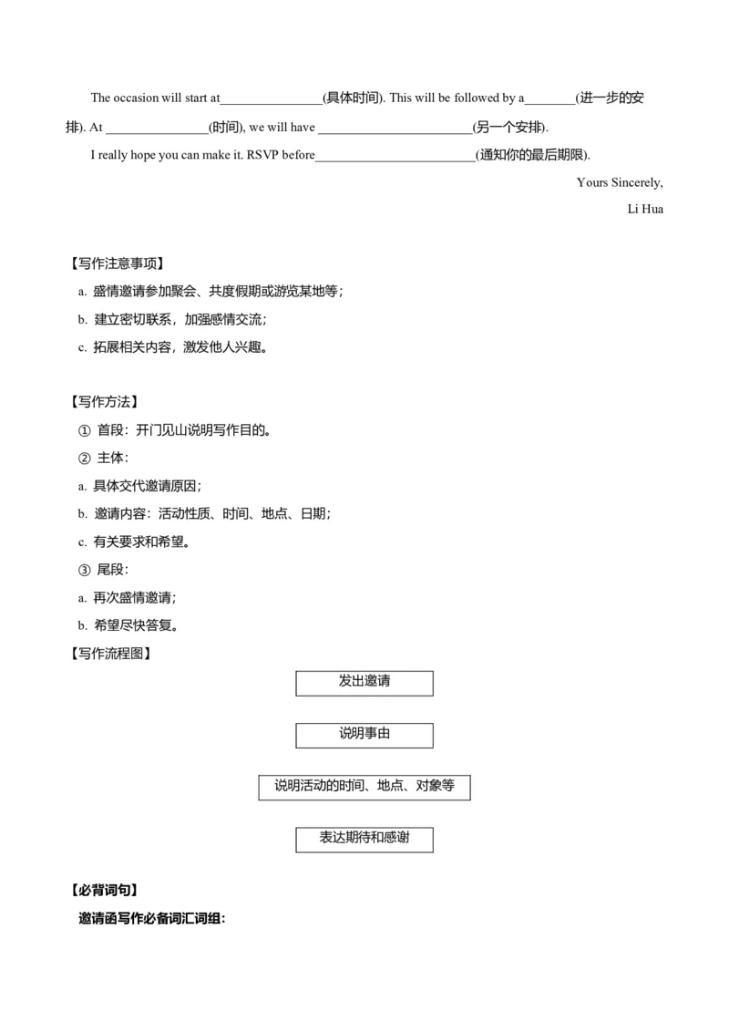 专题22书信类01（邀请信、感谢信、推荐信）（解析版）_3.2025英语总复习_2023年新高考资料_二轮复习_2023年高考英语毕业班二轮热点题型归纳与变式演练（新高考专用）288150943