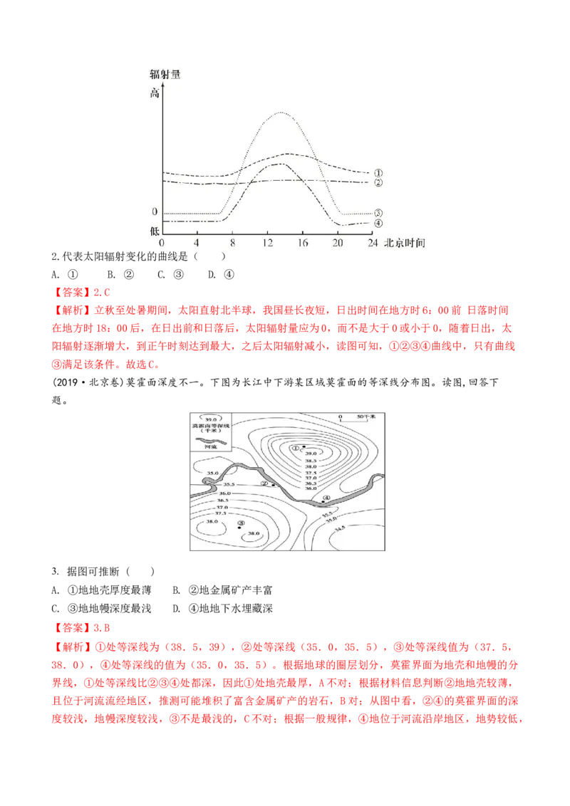 第03讲地球的宇宙环境、演化历史与圈层结构（讲义）（解析版）_9.2025地理总复习_2024年新高考资料_1.2024一轮复习_2024年高考地理一轮复习讲练测（新教材新高考）