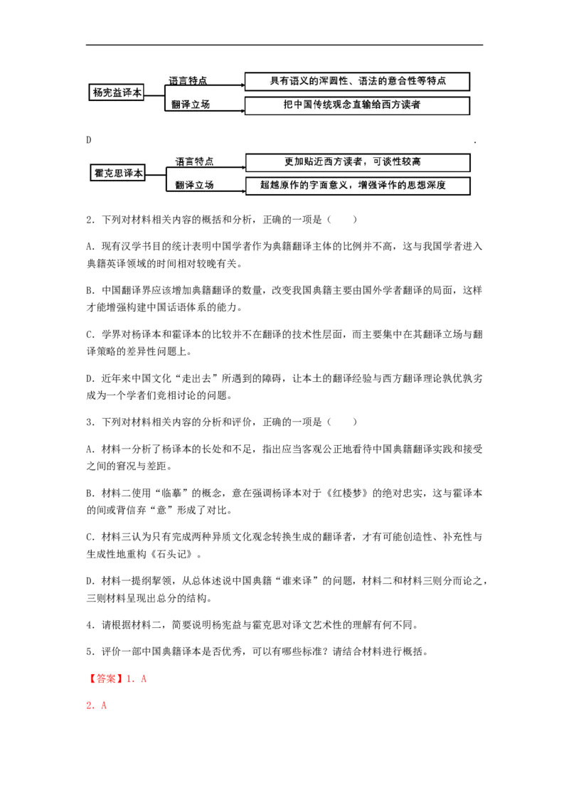 专题10非连续性文本阅读-2023年高考语文毕业班二轮热点题型归纳与变式演练（新高考版）（解析版）(1)_1.2025语文总复习_2023年新高考资料_二轮复习