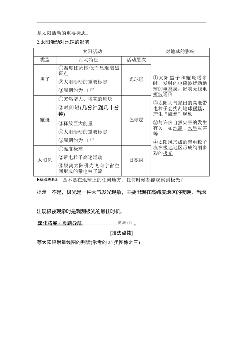 第3讲地球的宇宙环境和地球的圈层结构_9.2025地理总复习_赠品通用版（老高考）复习资料_一轮复习_2023年高考地理一轮复习讲义+课件（全国版）_赠补充习题_第二章行星地球