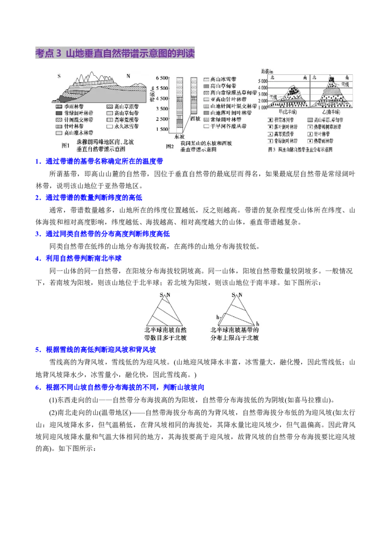 第18讲自然环境的地域差异性（讲义）（原卷版）_9.2025地理总复习_2025年新高考资料_一轮复习_2025年高考地理一轮复习讲练测（新教材新高考）