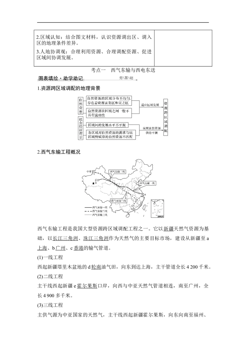 第36讲资源的跨区域调配&mdash;&mdash;以我国西气东输为例_9.2025地理总复习_赠品通用版（老高考）复习资料_一轮复习_2023年高考地理一轮复习讲义+课件（全国版）_赠补充习题