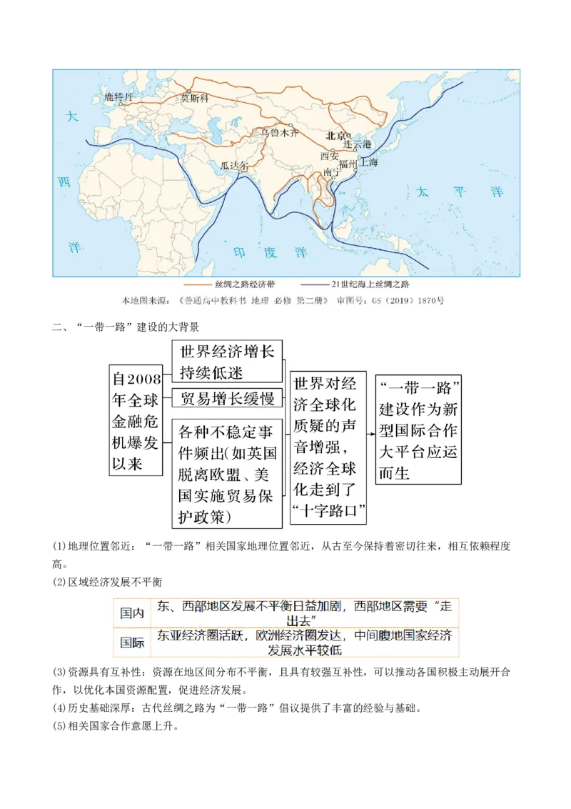 第36讲产业转移与国际合作（讲义）（原卷版）_9.2025地理总复习_2024年新高考资料_1.2024一轮复习_2024年高考地理一轮复习讲练测（新教材新高考）