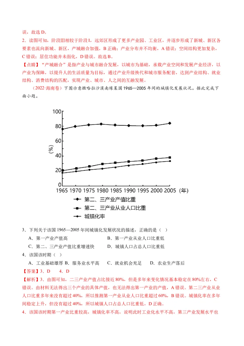 第23讲城镇化（讲义）（解析版）_9.2025地理总复习_2024年新高考资料_1.2024一轮复习_2024年高考地理一轮复习讲练测（新教材新高考）