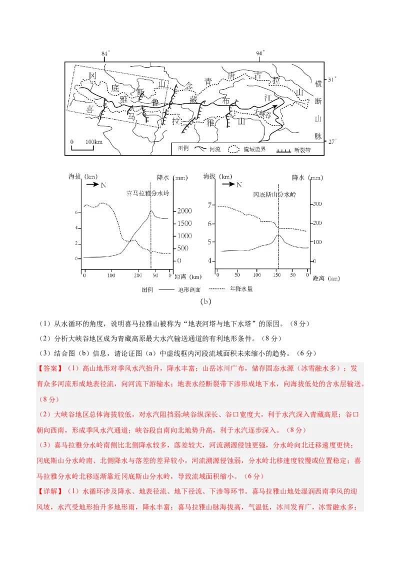 押题仿真卷02（广东卷）-备战2024年高考地理临考题号押题（广东卷）全解全析_9.2025地理总复习_2024年新高考资料_5.2024三轮冲刺_备战2024年高考地理临考题号押题（广东卷）323128213