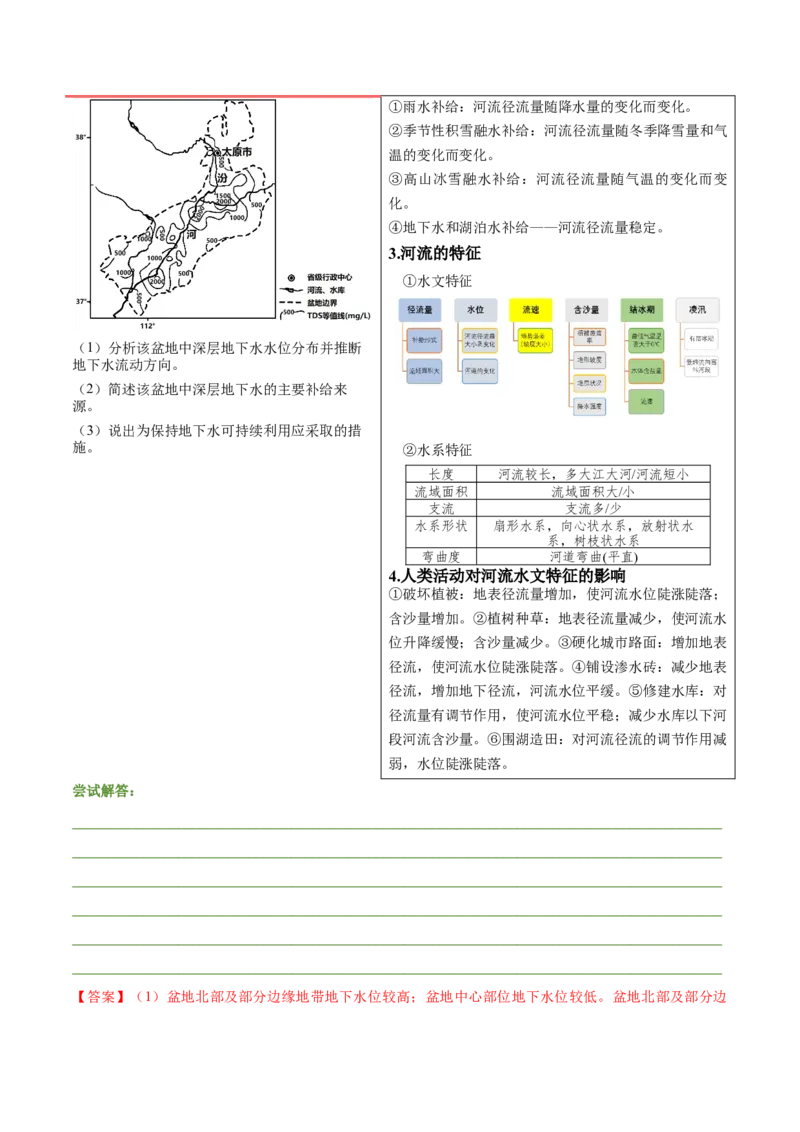 押题07地球上的水-备战2024年高考地理临考题型押题（辽宁卷）（解析版）_9.2025地理总复习_2024年新高考资料_5.2024三轮冲刺_备战2024年高考地理临考题号押题（辽宁卷）323128912