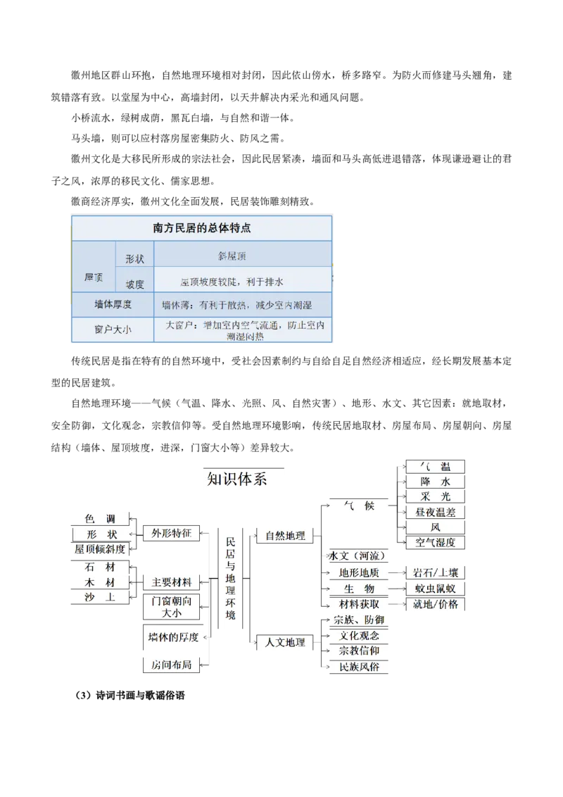 热点03传统文化与地域特色-2024年高考地理热点&middot;重点&middot;难点专练（新高考专用）（原卷版）_9.2025地理总复习_2024年新高考资料_3.2024专项复习