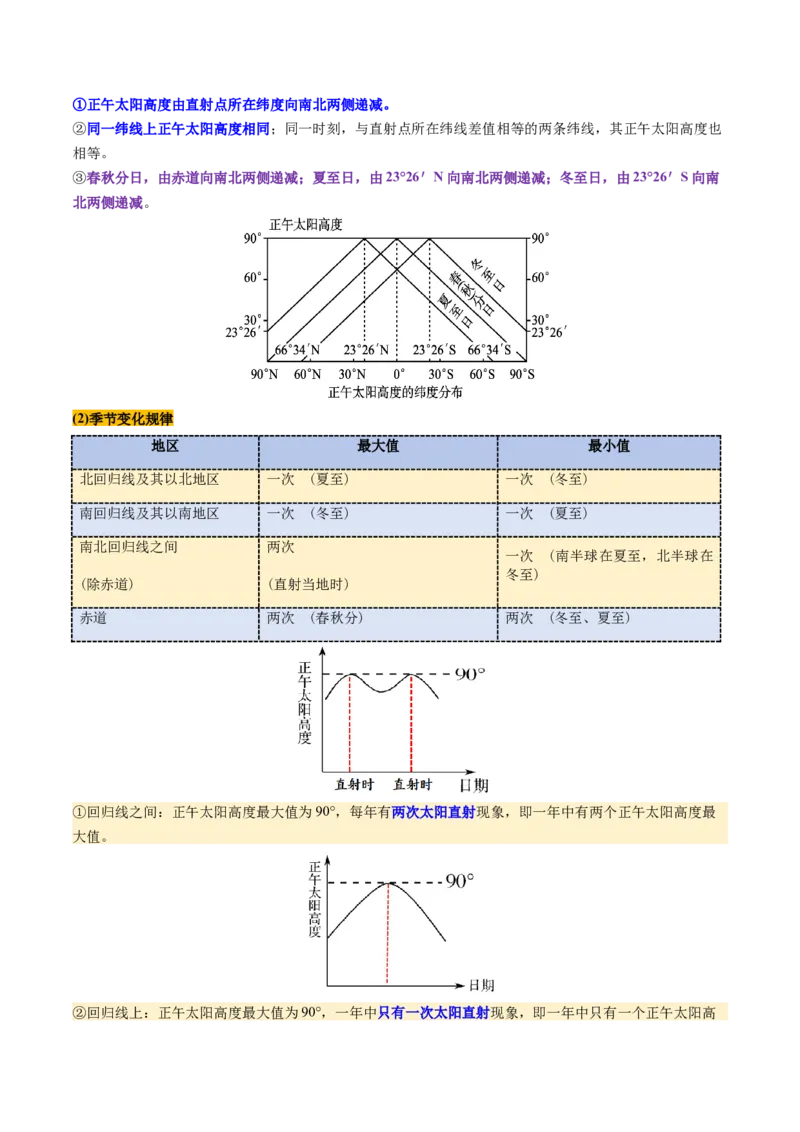 第05讲地球公转及其地理意义（讲义）（解析版）_9.2025地理总复习_2025年新高考资料_一轮复习_2025年高考地理一轮复习讲练测（新教材新高考）