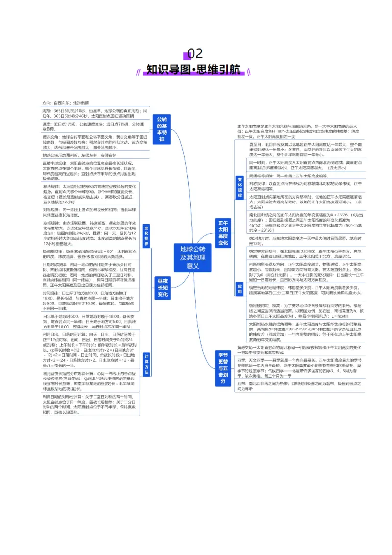 第05讲地球公转及其地理意义（讲义）（解析版）_9.2025地理总复习_2025年新高考资料_一轮复习_2025年高考地理一轮复习讲练测（新教材新高考）