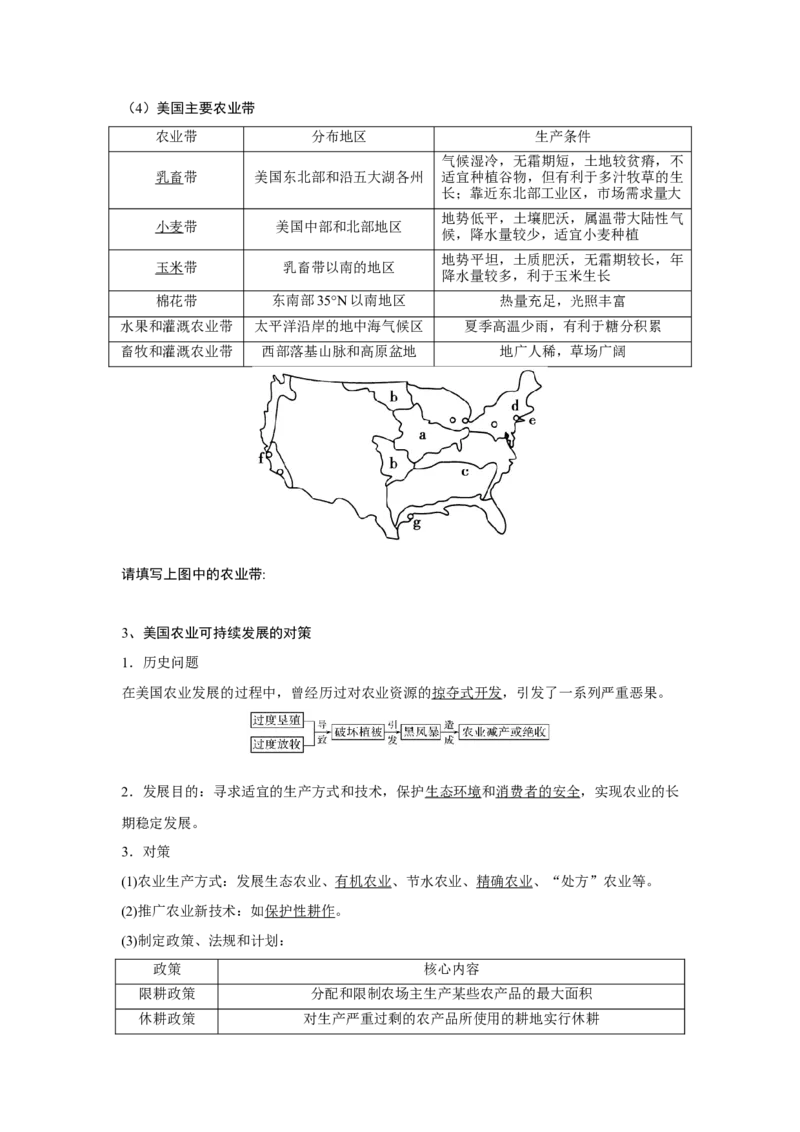 第25讲区域农业的可持续发展-备战2023年高考地理一轮复习讲义+练习（全国通用）（原卷版）_9.2025地理总复习_2023年新高考复习资料_一轮复习_备战2023年高考地理一轮复习讲义+练习