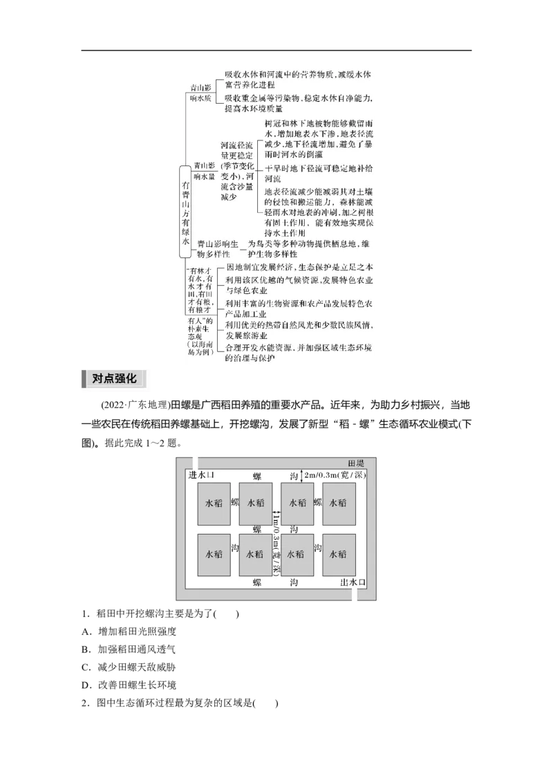 第1部分专题14微专题27　生态文明_9.2025地理总复习_2023年新高考复习资料_二轮复习_2023年高考地理二轮复习讲义+课件（新高考版）_2023年高考地理二轮复习讲义（新高考版）_学生版