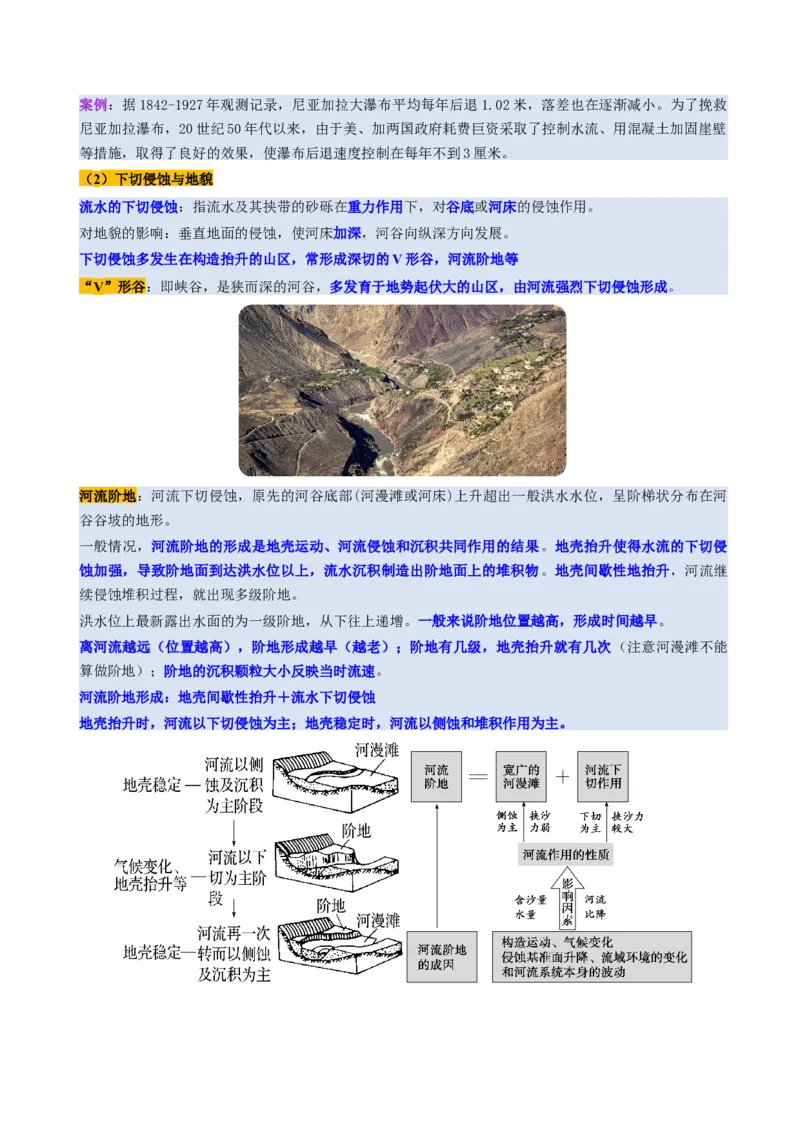第14讲外力作用与地表形态（含河流地貌、河流冲淤）（讲义）（解析版）_9.2025地理总复习_2025年新高考资料_一轮复习_2025年高考地理一轮复习讲练测（新教材新高考）