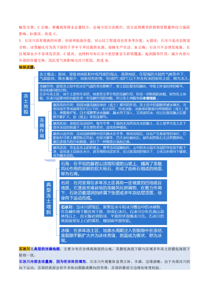 第14讲外力作用与地表形态（含河流地貌、河流冲淤）（讲义）（解析版）_9.2025地理总复习_2025年新高考资料_一轮复习_2025年高考地理一轮复习讲练测（新教材新高考）