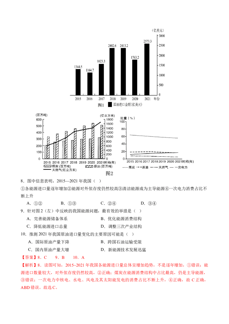第38讲资源安全与国家安全（解析版）_9.2025地理总复习_2024年新高考资料_1.2024一轮复习_2024年高考地理一轮复习讲练测（新教材新高考）