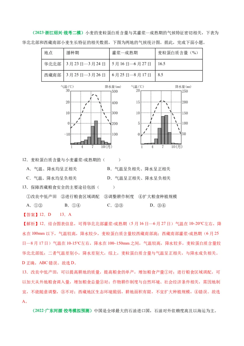秘籍15地理长期热点（解析版）_9.2025地理总复习_2023年新高考复习资料_备战2023年高考地理抢分秘籍（新高考专用）