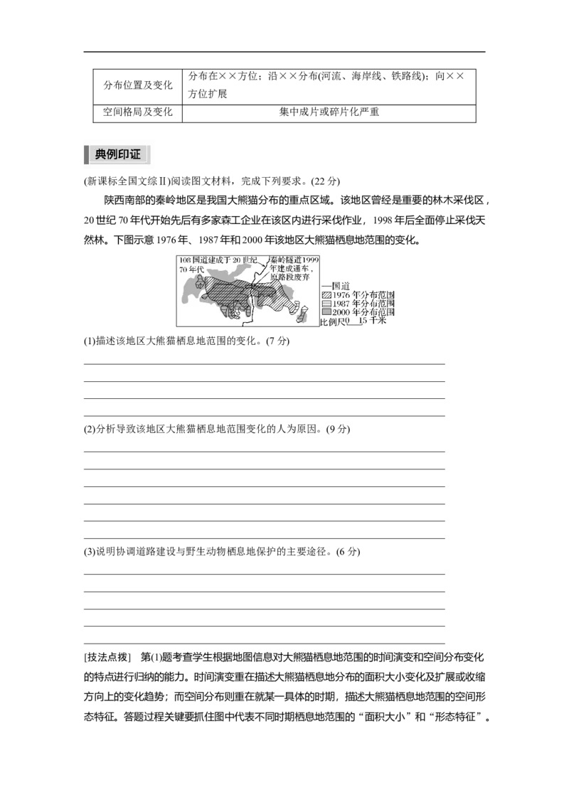 第3部分2技法1　分布特征类_9.2025地理总复习_2023年新高考复习资料_二轮复习_2023年高考地理二轮复习讲义+课件（新高考版）_2023年高考地理二轮复习讲义（新高考版）_学生版