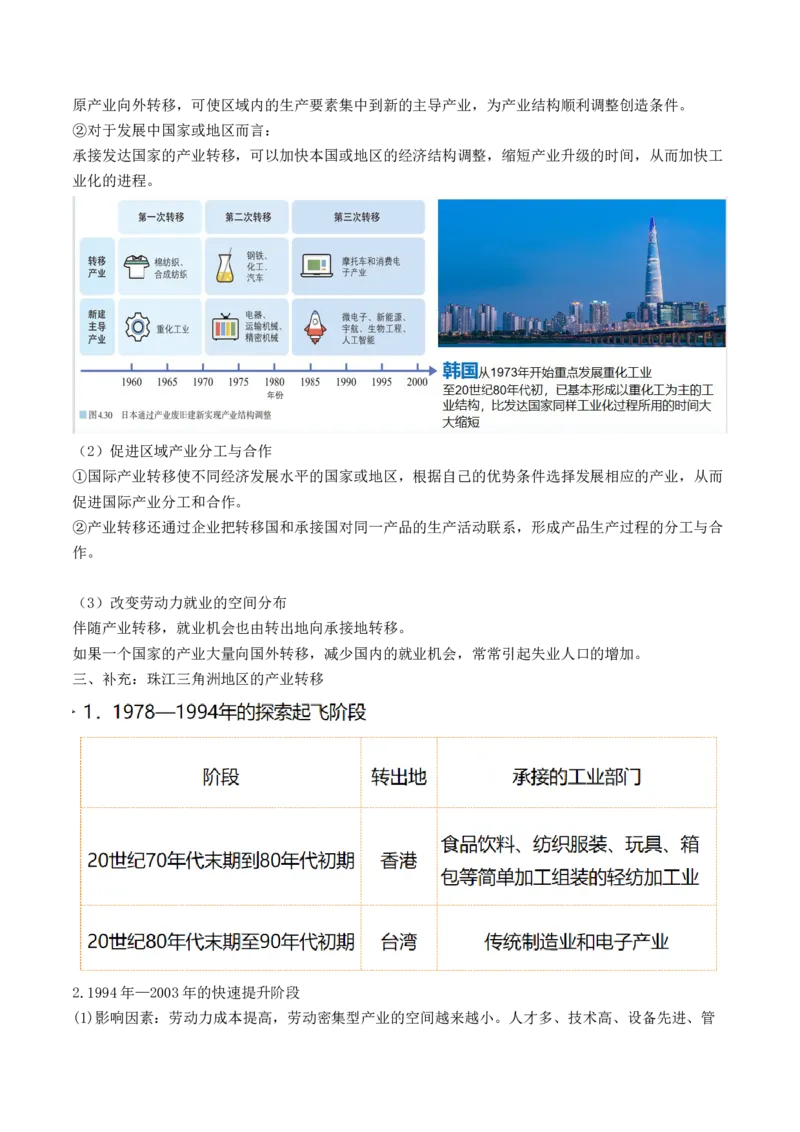 第36讲产业转移与国际合作（讲义）（解析版）_9.2025地理总复习_2024年新高考资料_1.2024一轮复习_2024年高考地理一轮复习讲练测（新教材新高考）