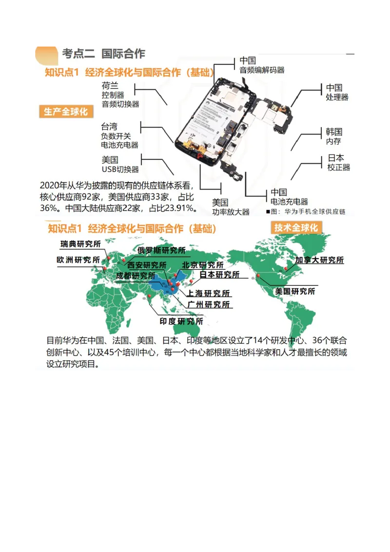 第36讲产业转移与国际合作（讲义）（解析版）_9.2025地理总复习_2024年新高考资料_1.2024一轮复习_2024年高考地理一轮复习讲练测（新教材新高考）