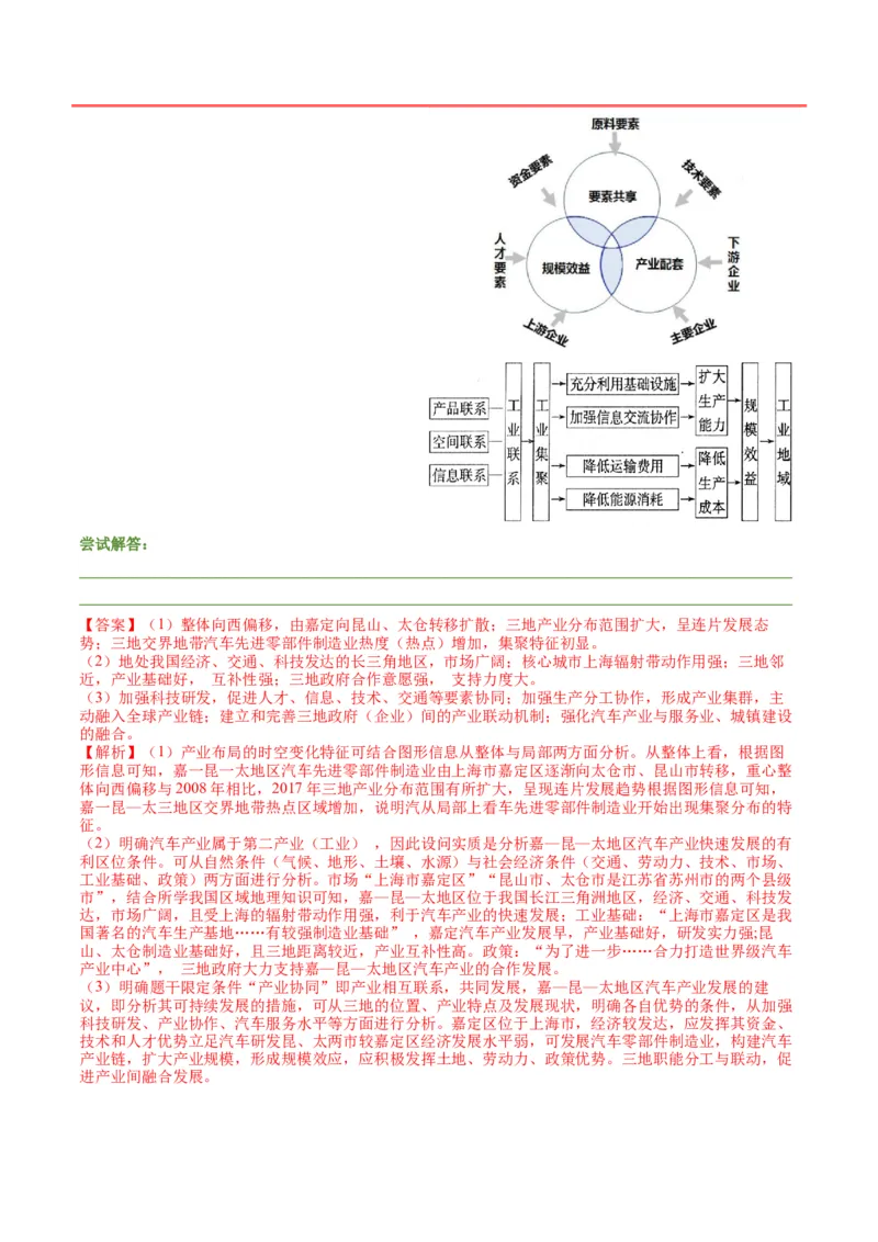 第18题工业（城镇化结合考察、产业可持续发展等）-备战2024年高考地理临考题号押题（广东卷）（解析版）_9.2025地理总复习_2024年新高考资料_5.2024三轮冲刺