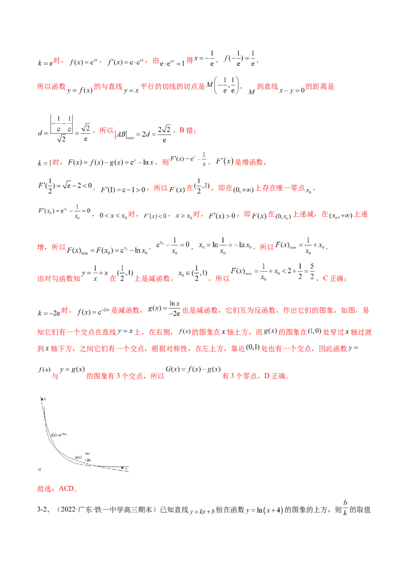 专题09利用导数研究函数的性质（解析版）_2.2025数学总复习_2023年新高考资料_二轮复习_2023年高考数学二轮专题训练（新高考地区专用）