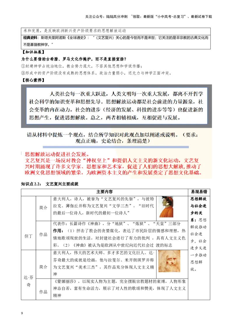 （讲义）专题20走向近代修改版（原卷版）_02中考总复习（2026版更新中）_06-历史-中考总复习_2024年中考复习资料_一轮复习_配套讲义（原卷版+解析版）