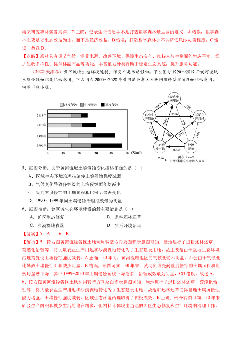 第32讲生态脆弱区的综合治理（讲义）（解析版）_9.2025地理总复习_2024年新高考资料_1.2024一轮复习_2024年高考地理一轮复习讲练测（新教材新高考）