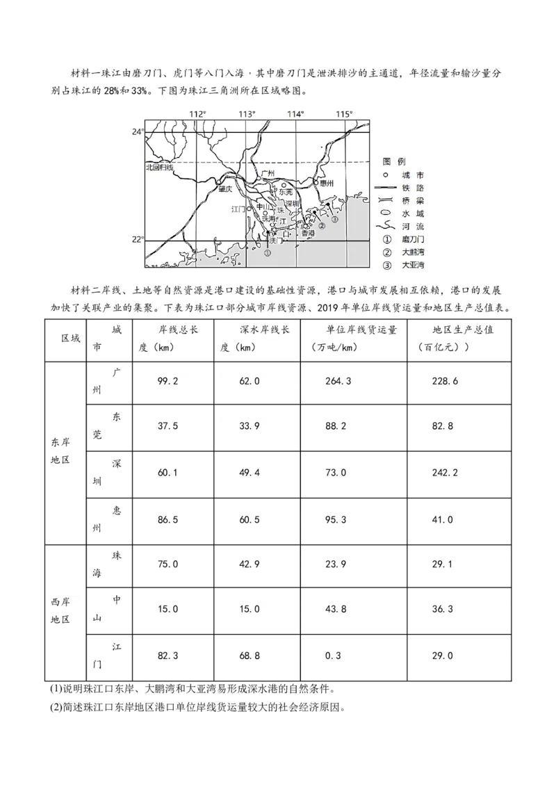 第27讲区域发展对交通运输布局的影响（练习）（解析版）_9.2025地理总复习_2024年新高考资料_1.2024一轮复习_2024年高考地理一轮复习讲练测（新教材新高考）