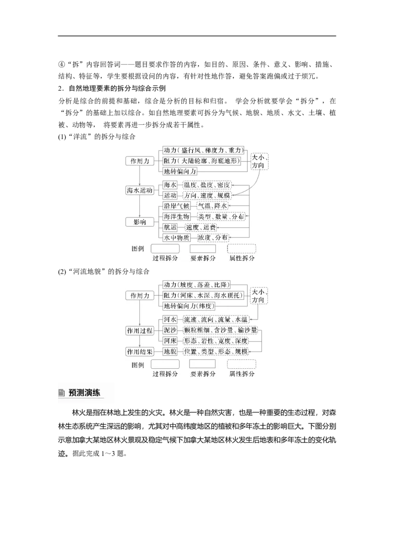 第一部分　素养2　专题4　主题1　自然地理要素的拆分与综合_9.2025地理总复习_2025年新高考资料_二轮复习_2025年高考地理二轮复习讲义+专题强化练（学生版）_复习讲义