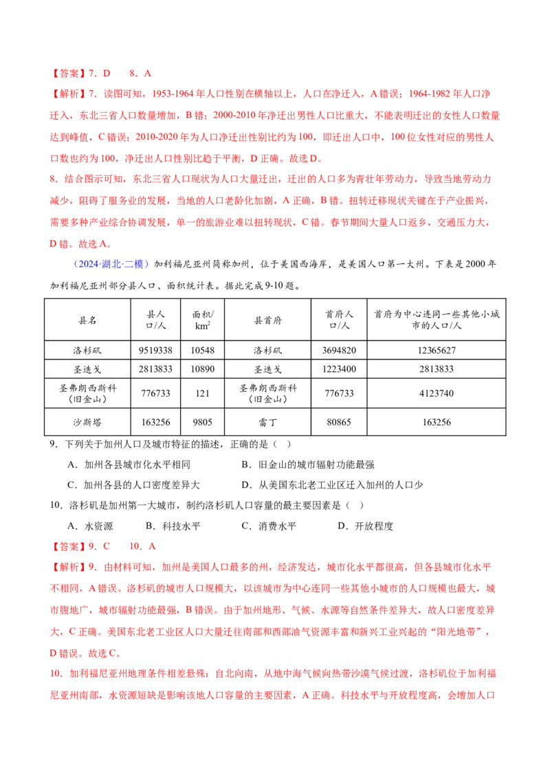 第14~16题乡村和城镇-备战2024年高考地理临考题号押题（江苏卷）（解析版）_9.2025地理总复习_2024年新高考资料_5.2024三轮冲刺_备战2024年高考地理临考题号押题（江苏卷）323403113