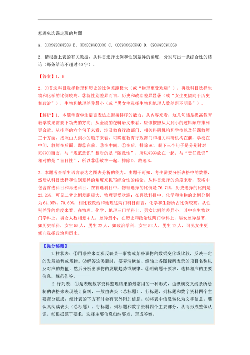 专题09图文转换-2023年高考语文毕业班二轮热点题型归纳与变式演练（全国通用）（解析版）_1.2025语文总复习_赠送：通用版（老高考）复习资料_二轮复习