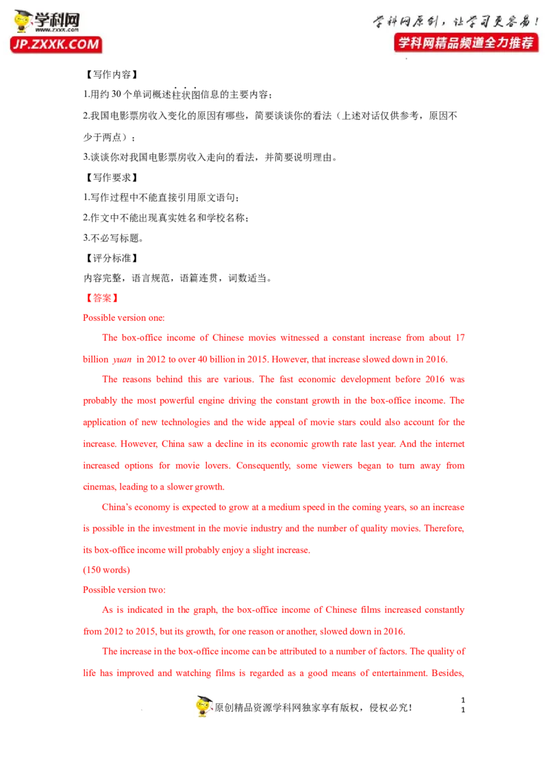 专题38书面表达之读写任务及概要写作-2023年高考英语一轮复习《考点&bull;题型&bull;技巧》精讲与精练高分突破系列（通用）（解析版）_3.2025英语总复习_2023年新高考资料_一轮复习