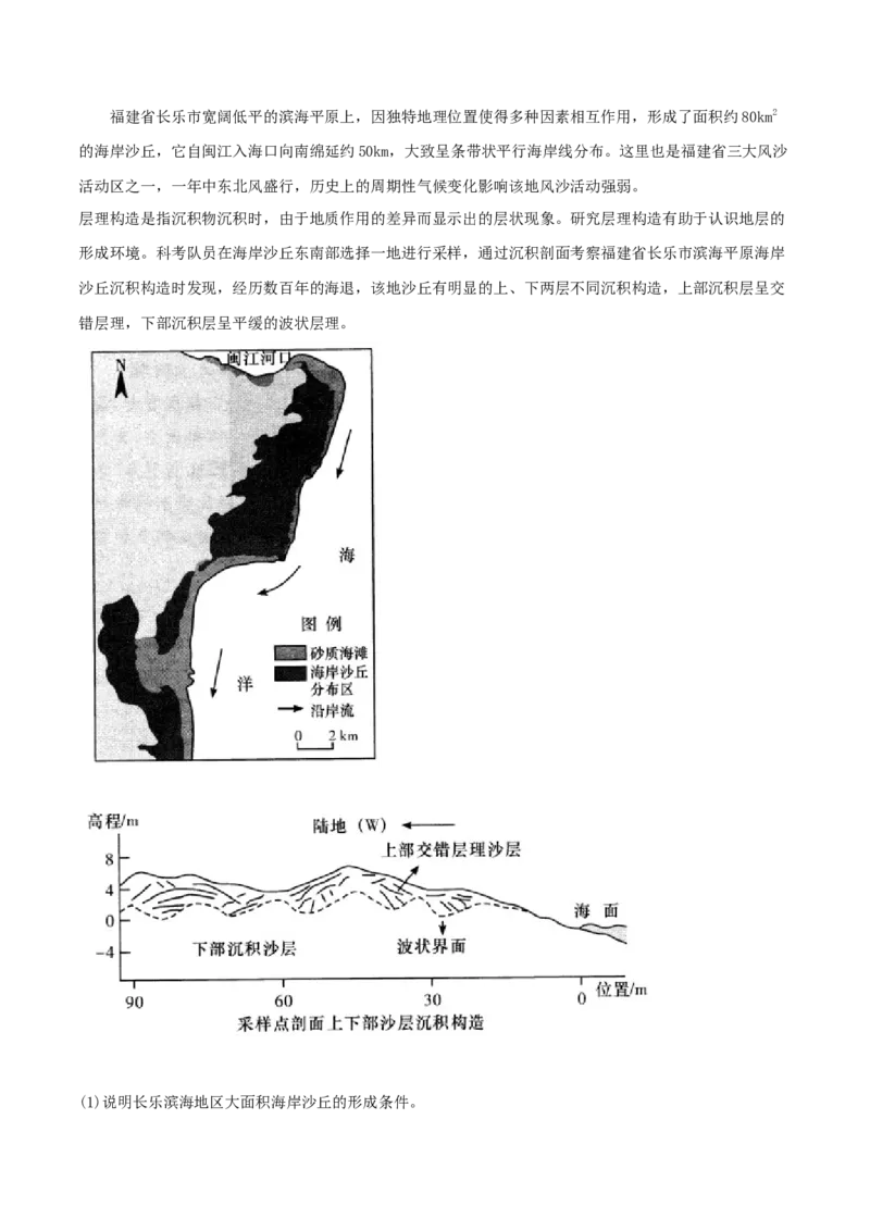 类型02地形剖面图（原卷版）_9.2025地理总复习_2023年新高考复习资料_专项复习_2023年高考地理实践力之图形绘制或填涂类题型突破（新高考）
