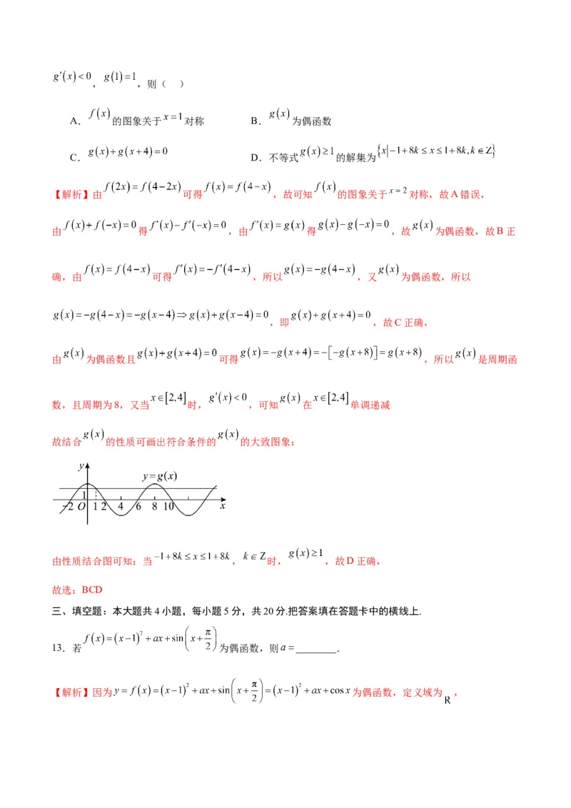 专题12函数的基本性质综合测试(含2021-2023高考真题)(解析版)_2.2025数学总复习_2024年新高考资料_3.2024专项复习_2024年新高考数学之函数专项重难点突破练（新高考专用）