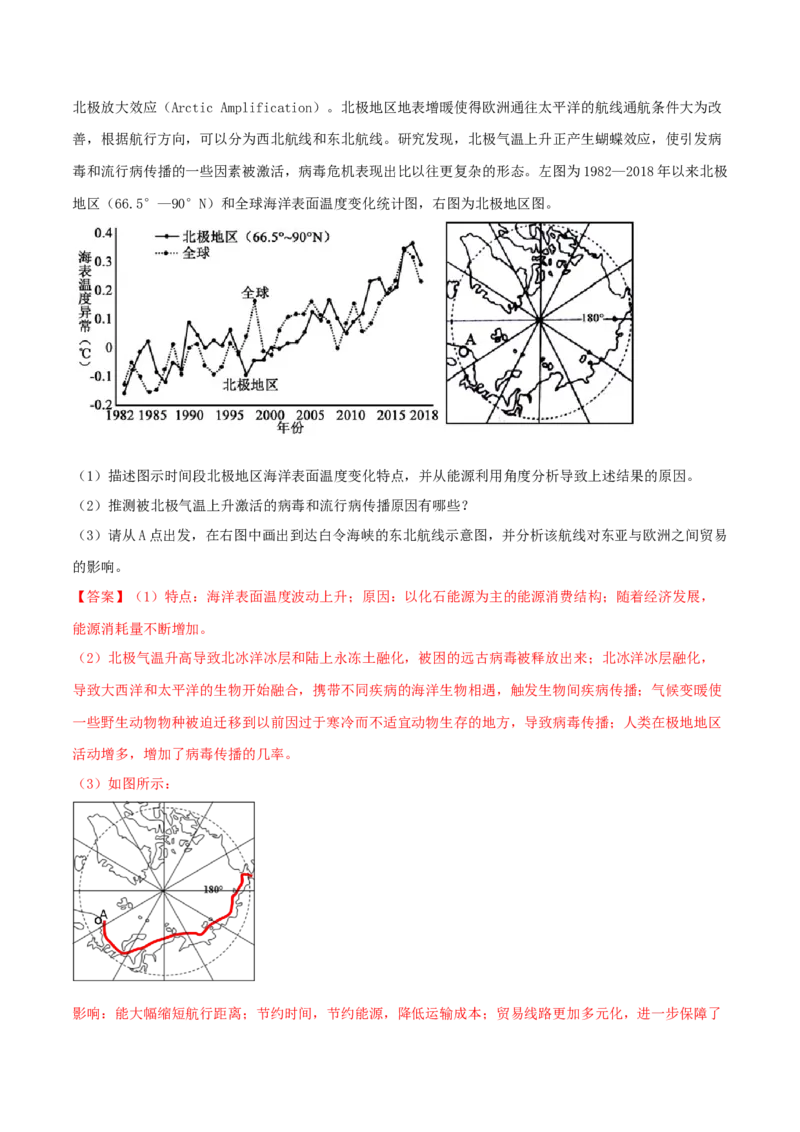 类型16交通（解析版）_9.2025地理总复习_2023年新高考复习资料_专项复习_2023年高考地理实践力之图形绘制或填涂类题型突破（新高考）