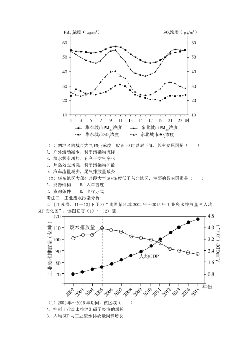 统考版2023版高三地理一轮复习第27讲人类与地理环境的协调发展学生用书_9.2025地理总复习_赠品通用版（老高考）复习资料_一轮复习_通用版2023届高三地理一轮复习全册学案