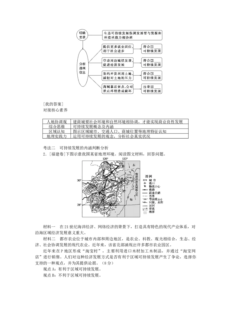 统考版2023版高三地理一轮复习第27讲人类与地理环境的协调发展学生用书_9.2025地理总复习_赠品通用版（老高考）复习资料_一轮复习_通用版2023届高三地理一轮复习全册学案