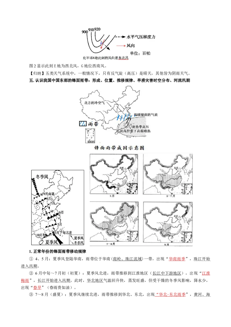 重难点03天气系统与气象灾害-2024年高考地理热点&middot;重点&middot;难点专练（上海新高考专用）（解析版）_9.2025地理总复习_2024年新高考资料_3.2024专项复习