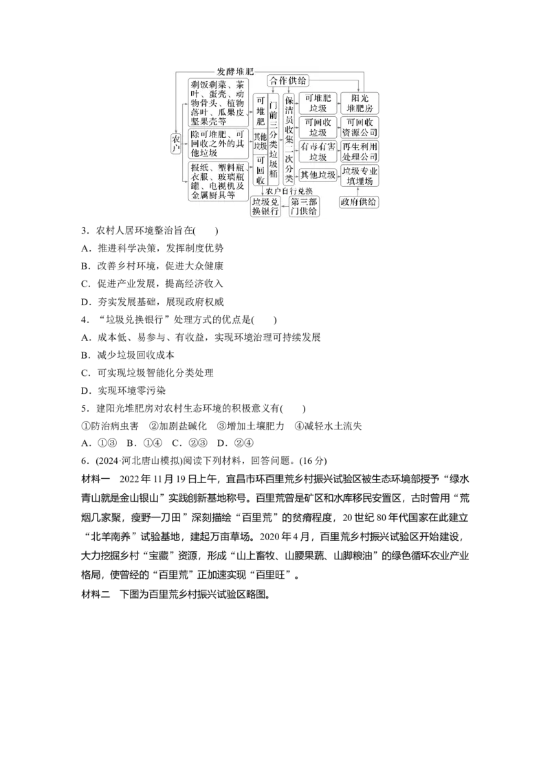 第二部分第五章训练55　协调人地关系，实现可持续发展_9.2025地理总复习_2025年新高考资料_一轮复习_2025高考大一轮复习讲义+练习（完结）_2025高考大一轮复习地理（湘教版）