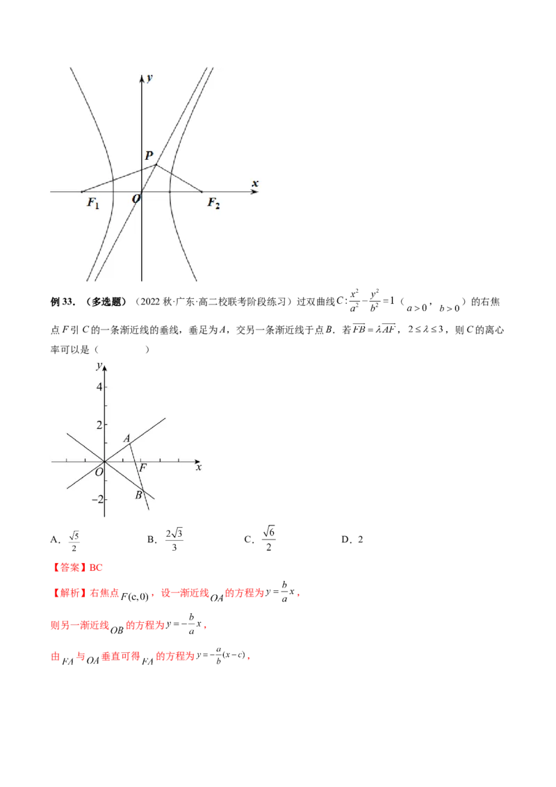 专题11离心率问题速解（精讲精练）（解析版）_2.2025数学总复习_2023年新高考资料_二轮复习_2023年高考数学二轮复习讲练（新高考专用）