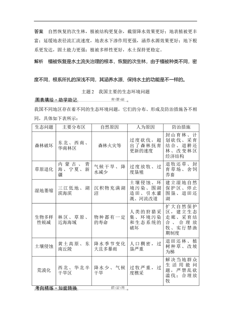 选修6环境保护_9.2025地理总复习_赠品通用版（老高考）复习资料_一轮复习_2023年高考地理一轮复习讲义+课件（全国版）_2023年高考地理一轮复习讲义（全国版）_赠补充习题