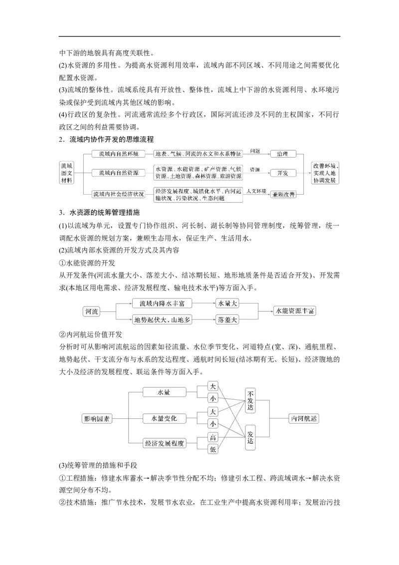 第三部分　大单元3　水体的运动_9.2025地理总复习_2025年新高考资料_二轮复习_2025年高考地理二轮复习讲义+专题强化练（学生版）_复习讲义